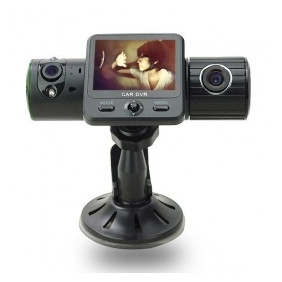 Dual Camera Car Video Recorder 2.0" GPS Vehicle Camcorder